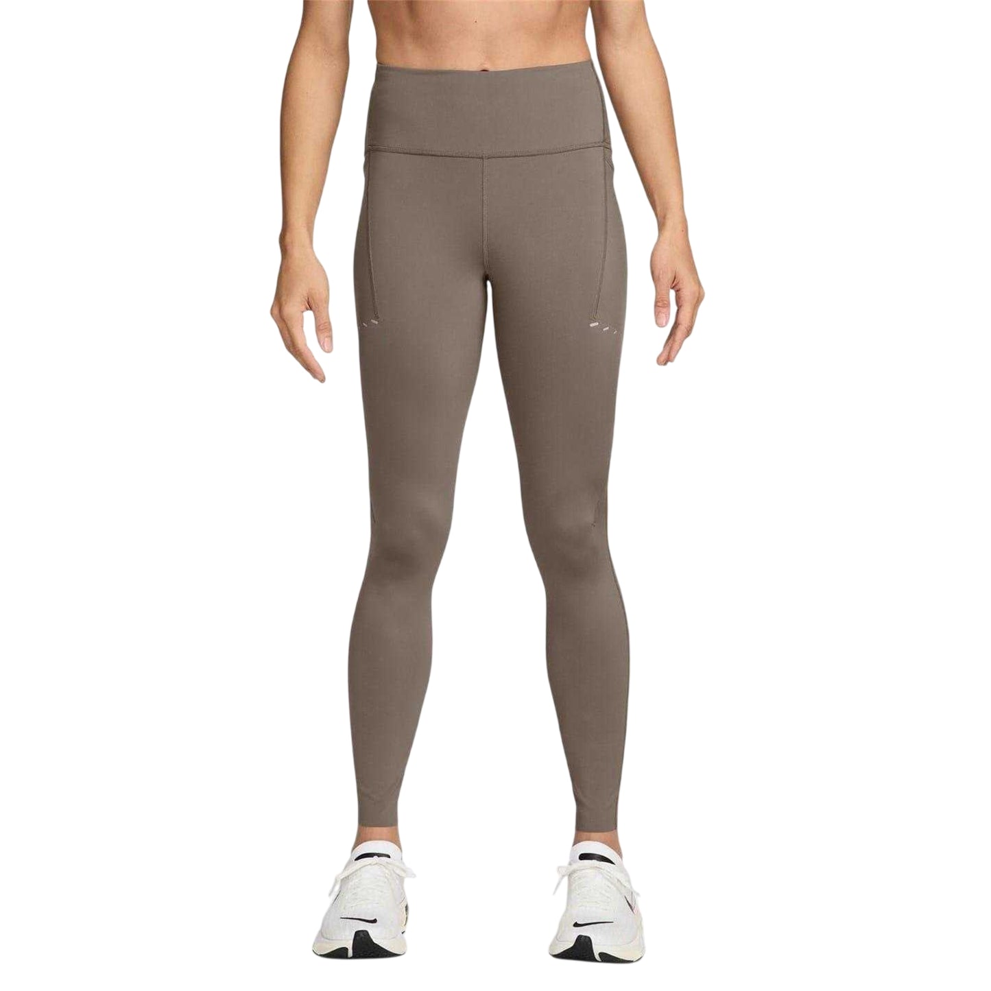 Mink - Front - Nike Womens-Ladies Swift Running Tights