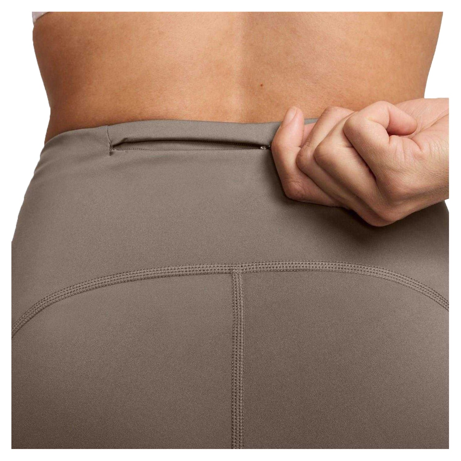 Mink - Side - Nike Womens-Ladies Swift Running Tights