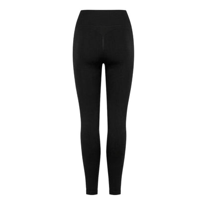 Black - Back - 4th & Reckless Womens-Ladies Seamless Leggings