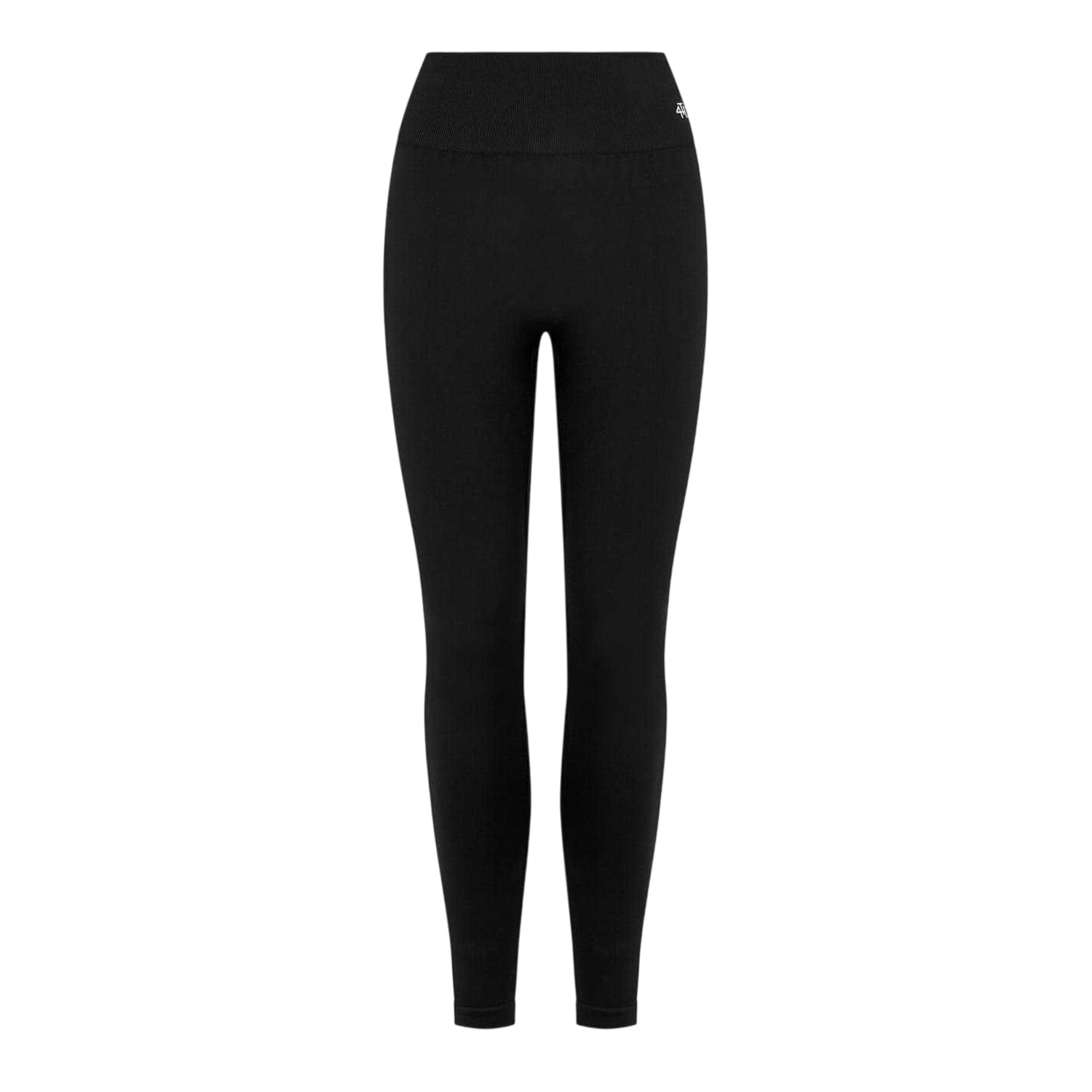 Black - Front - 4th & Reckless Womens-Ladies Seamless Leggings