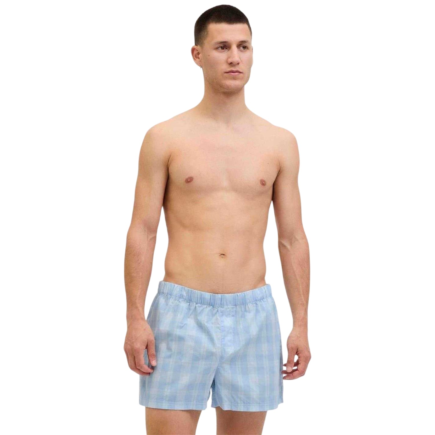 Chambray Blue - Lifestyle - Jack And Jones Mens Milano Boxer Shorts (Pack of 3)