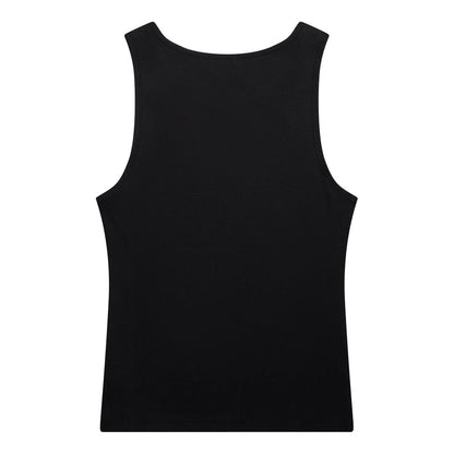 Black - Back - No Fear Mens Sleeveless Vest Top