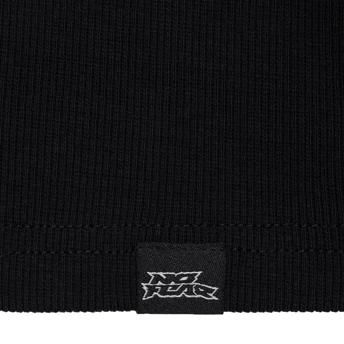 Black - Side - No Fear Mens Sleeveless Vest Top