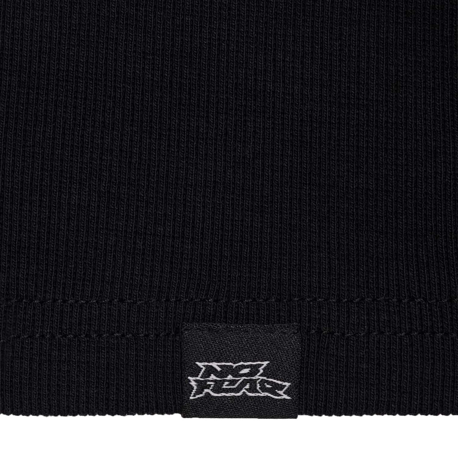 Black - Side - No Fear Mens Sleeveless Vest Top