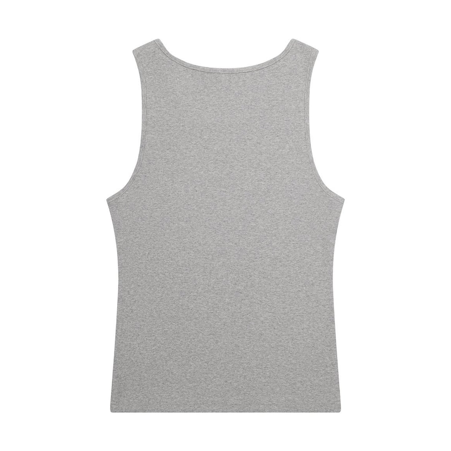 Grey - Back - No Fear Mens Sleeveless Vest Top