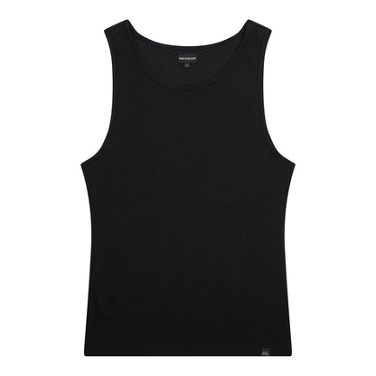 Black - Front - No Fear Mens Sleeveless Vest Top