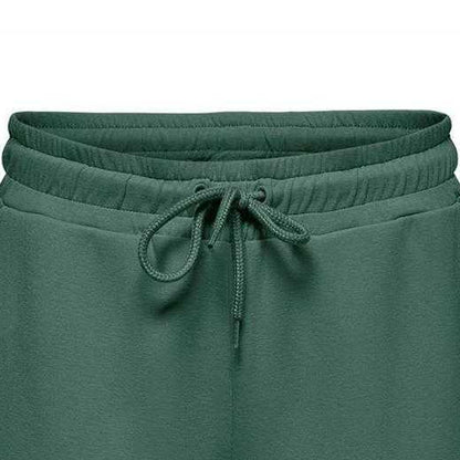 Duck Green Melange - Side - Only Play Womens-Ladies Cuffed High Waist Sweatpants