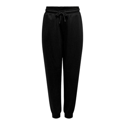 Black Melange - Front - Only Play Womens-Ladies Cuffed High Waist Sweatpants