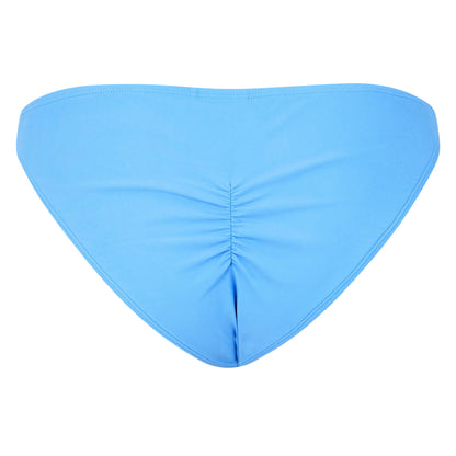 Marina Blue - Back - Jack Wills Womens-Ladies Tanga Ruched Back Bikini Bottoms