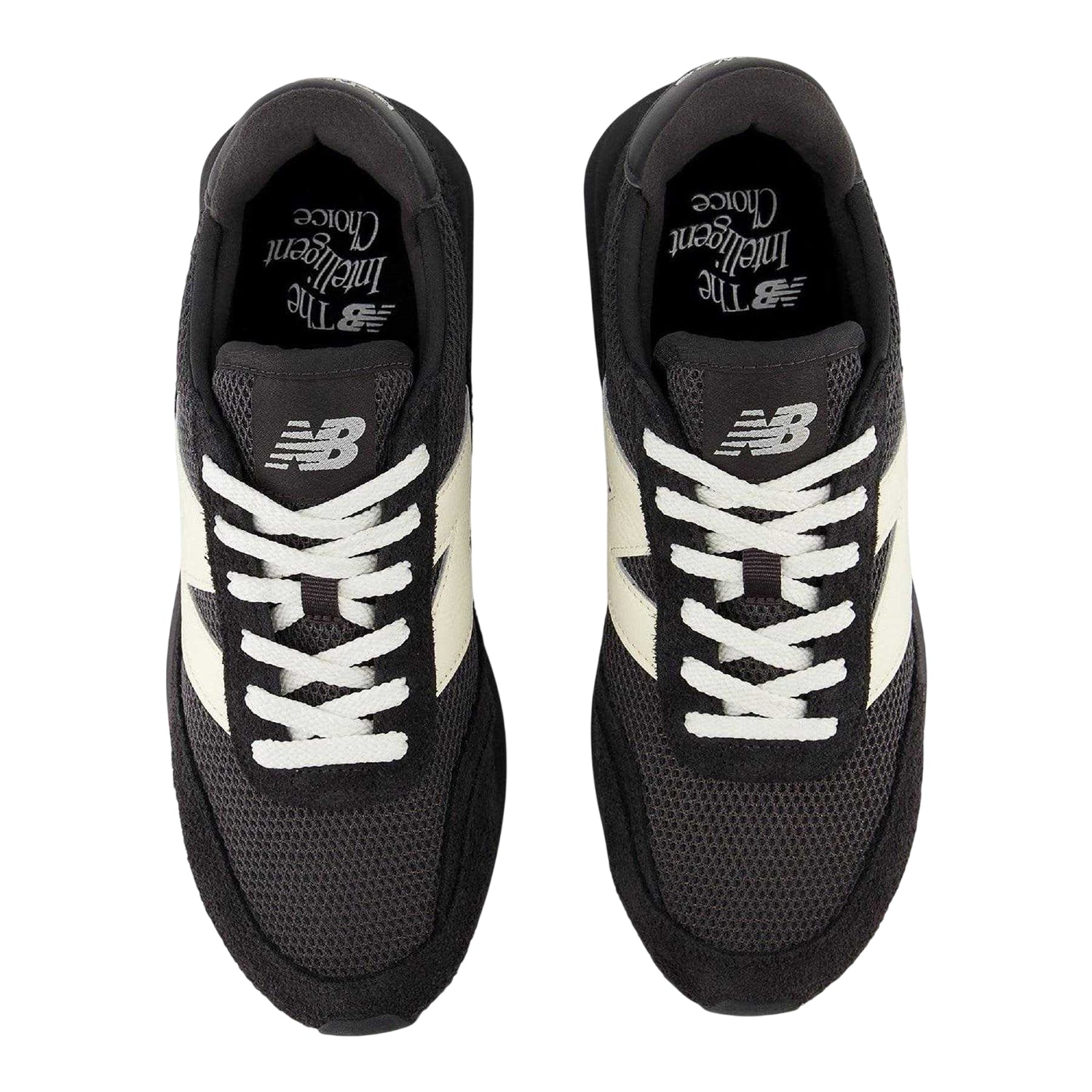 Black - Lifestyle - New Balance Mens 370 Suede Trainers