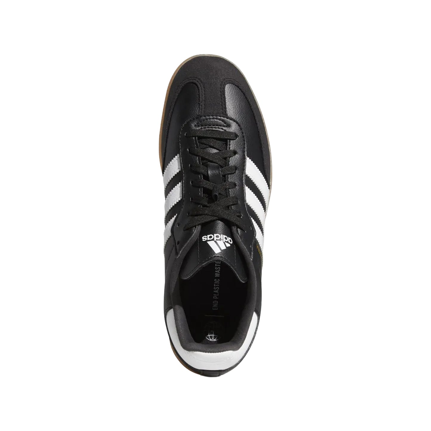 Black-White - Pack Shot - Adidas Mens Velosamba Vegan Cycling Trainers