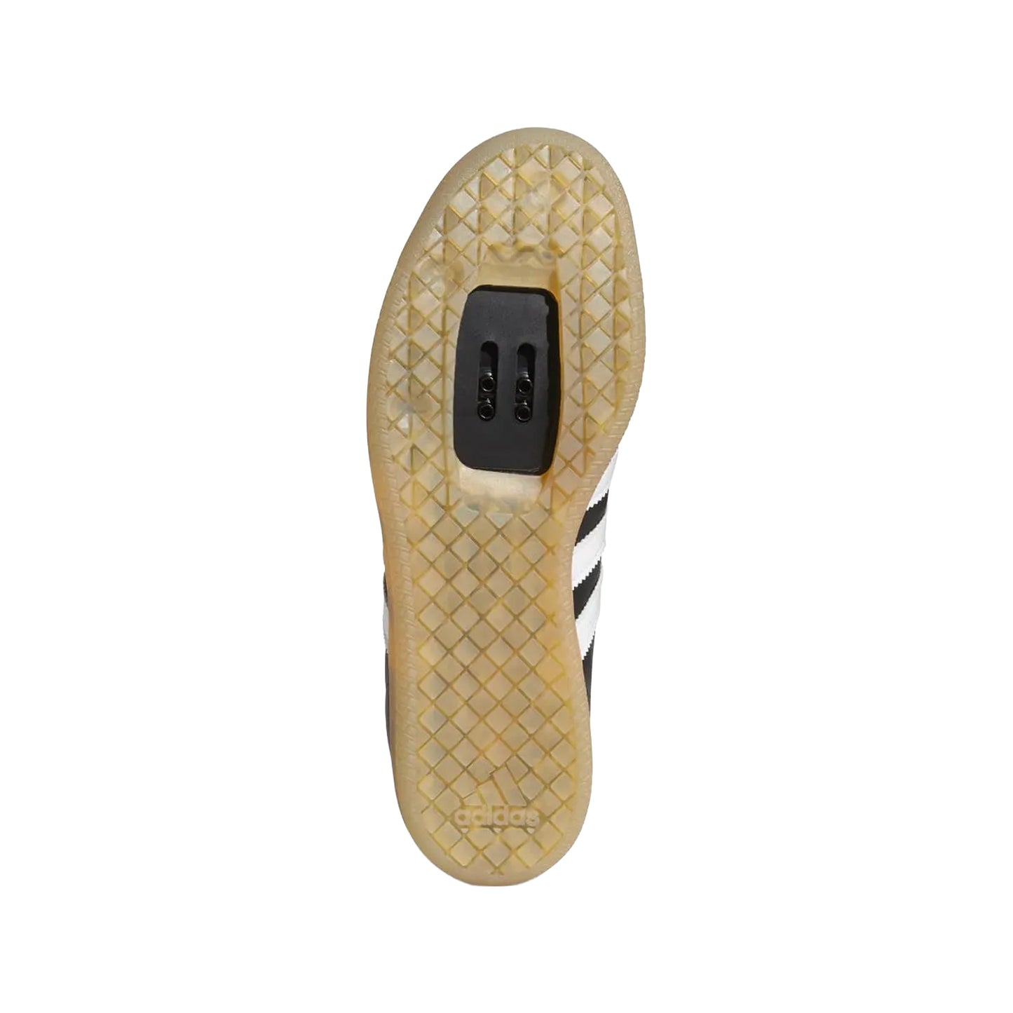 Black-White - Close up - Adidas Mens Velosamba Vegan Cycling Trainers