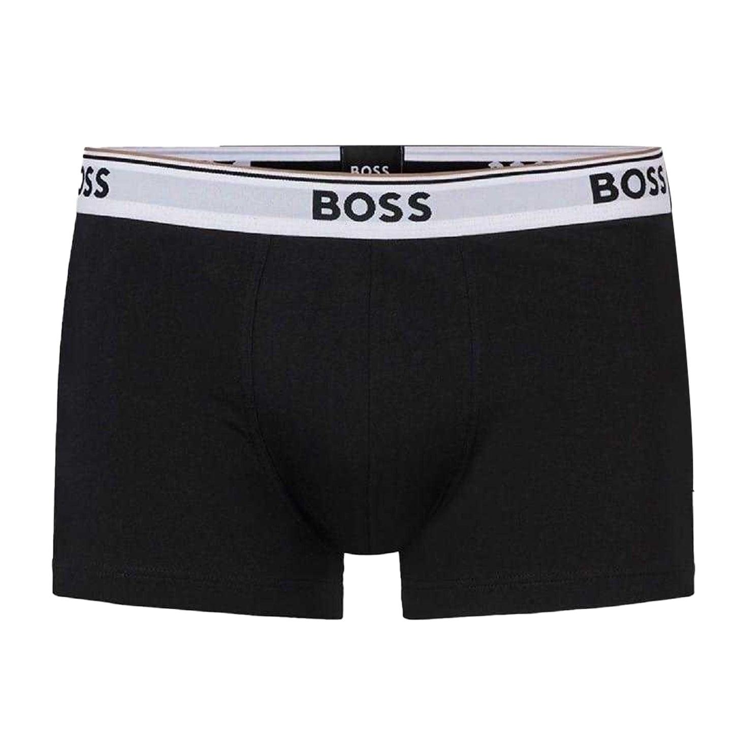 Black-White - Back - Boss Mens Bodywear Logo Boxer Shorts (Pack of 3)