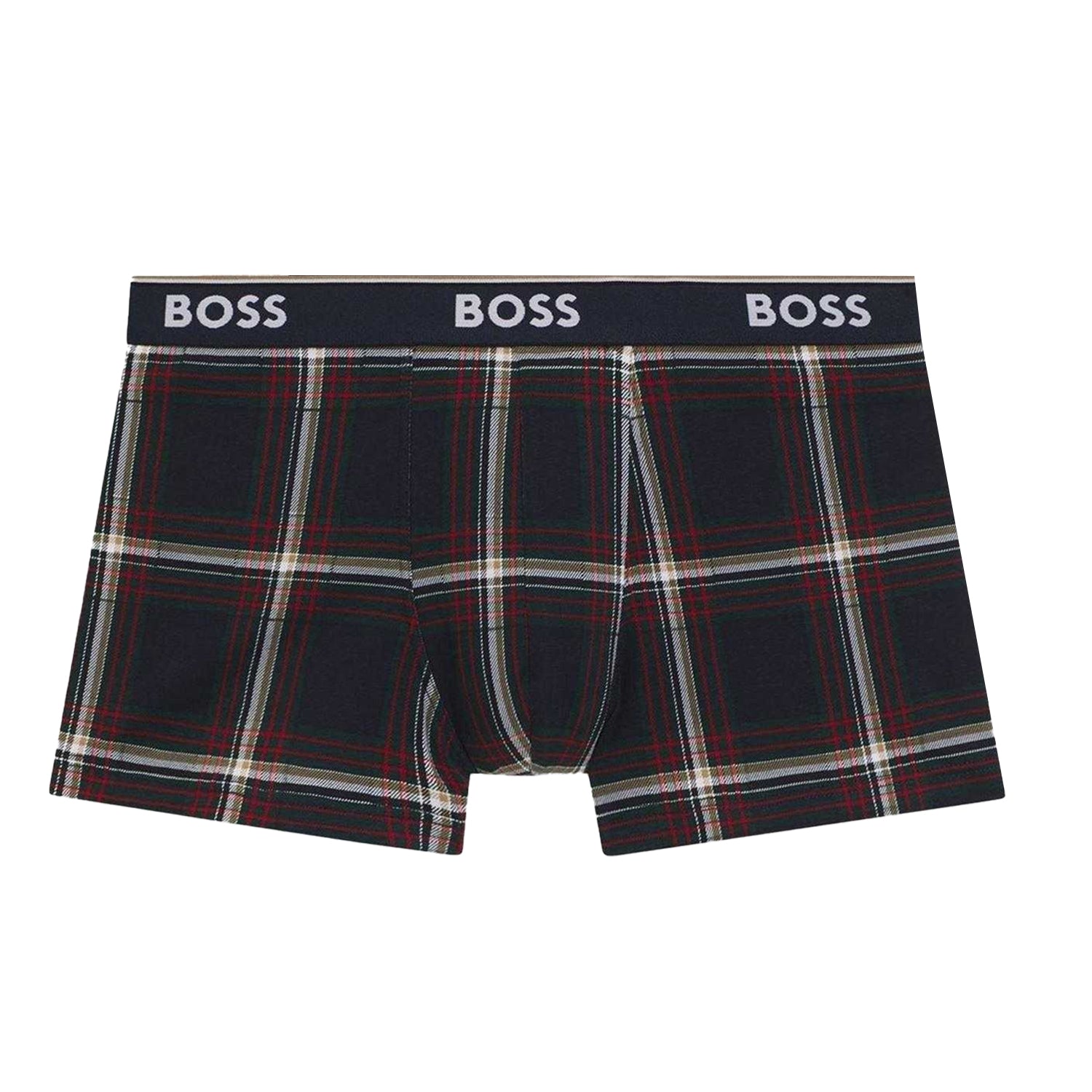 Black-Black - Back - Boss Mens Bodywear Logo Boxer Shorts (Pack of 3)