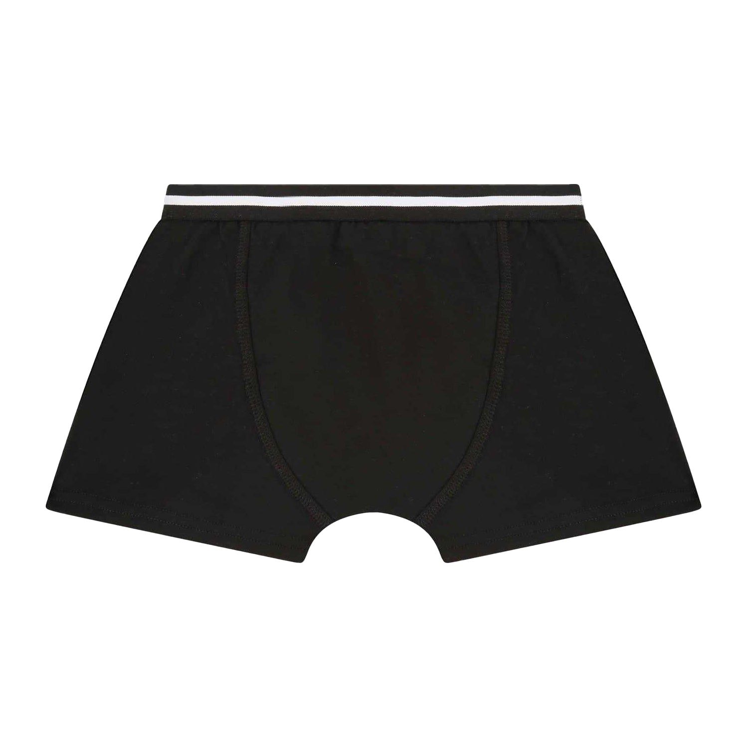 Black - Back - Boss Boys Logo Boxer Shorts