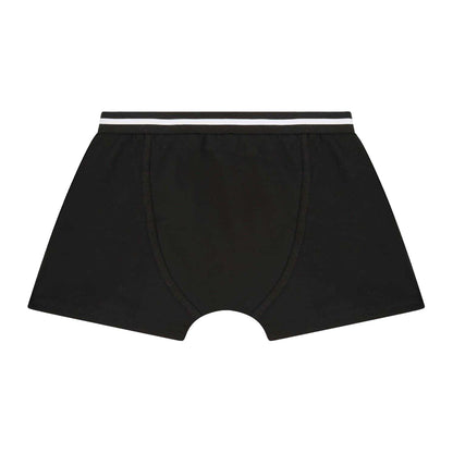 Black - Back - Boss Boys Logo Boxer Shorts