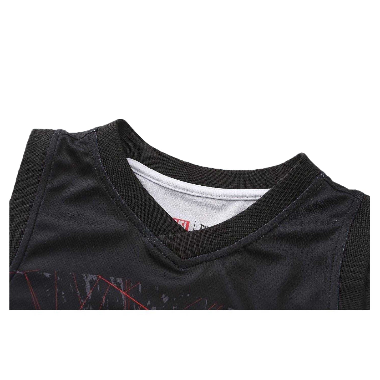 Black - Side - Everlast Boys Spider-Man Vest Top