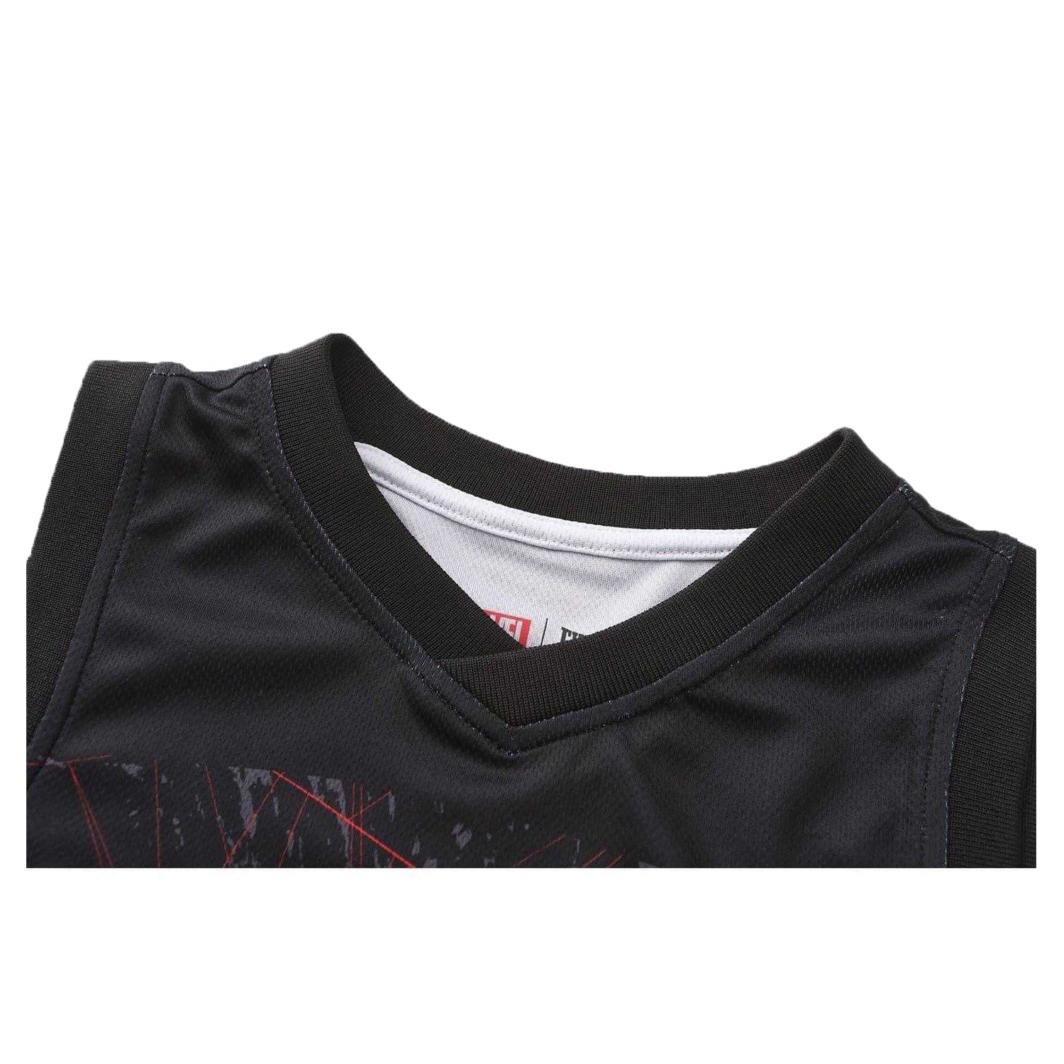 Black - Side - Everlast Boys Spider-Man Vest Top
