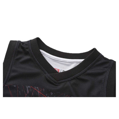 Black - Side - Everlast Boys Spider-Man Vest Top