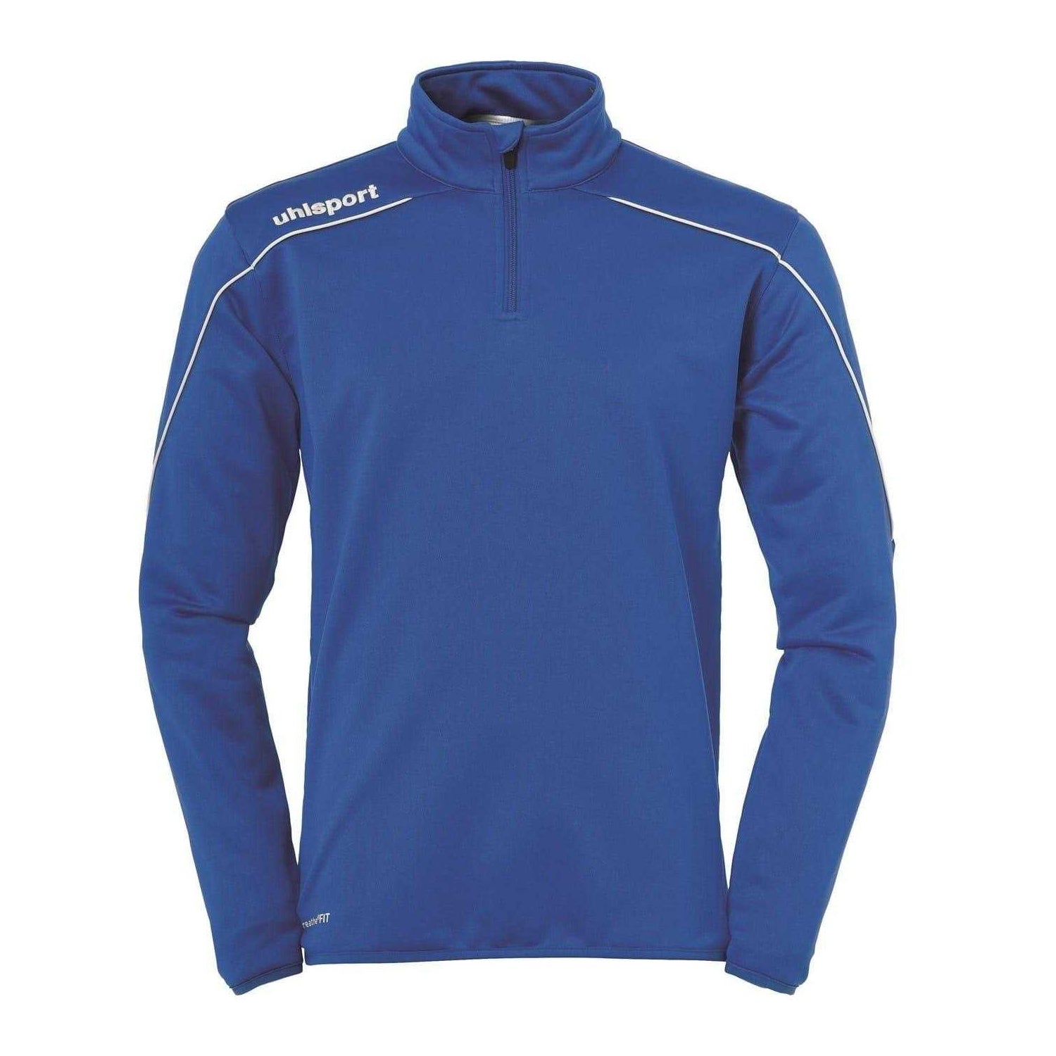 Blue-White - Front - UHL Sport Childrens-Kids Stream 22 Quarter Zip Regular Sweatshirt