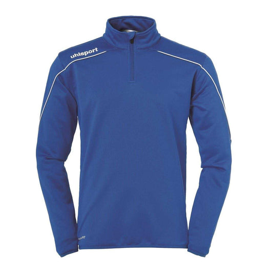 Blue-White - Front - UHL Sport Childrens-Kids Stream 22 Quarter Zip Regular Sweatshirt