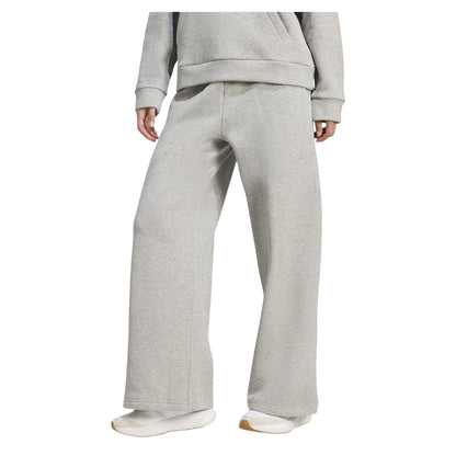 Silver - Back - Adidas Womens-Ladies Glitter Wide Leg Sweatpants