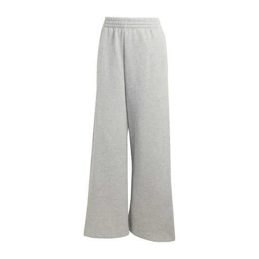 Silver - Front - Adidas Womens-Ladies Glitter Wide Leg Sweatpants