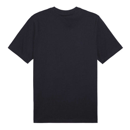 Navy - Back - Puma Mens Essentials Small Logo T-Shirt