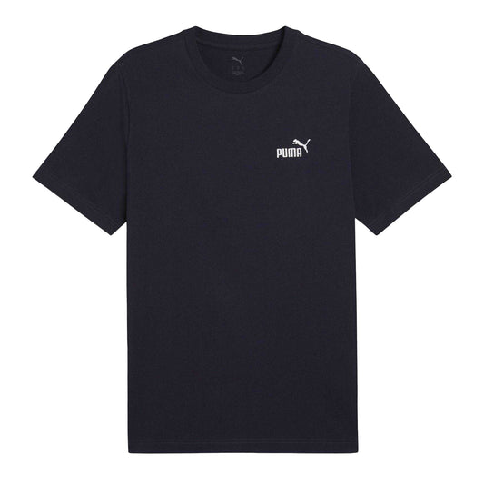 Navy - Front - Puma Mens Essentials Small Logo T-Shirt