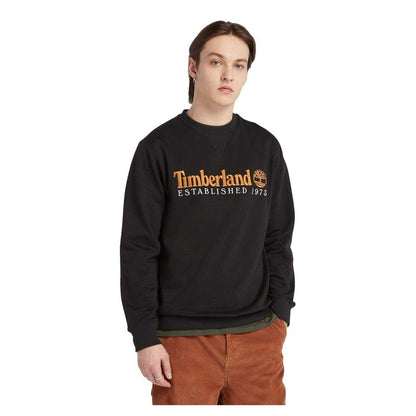 Black - Lifestyle - Timberland Mens Established 1973 Cotton Blend Sweatshirt