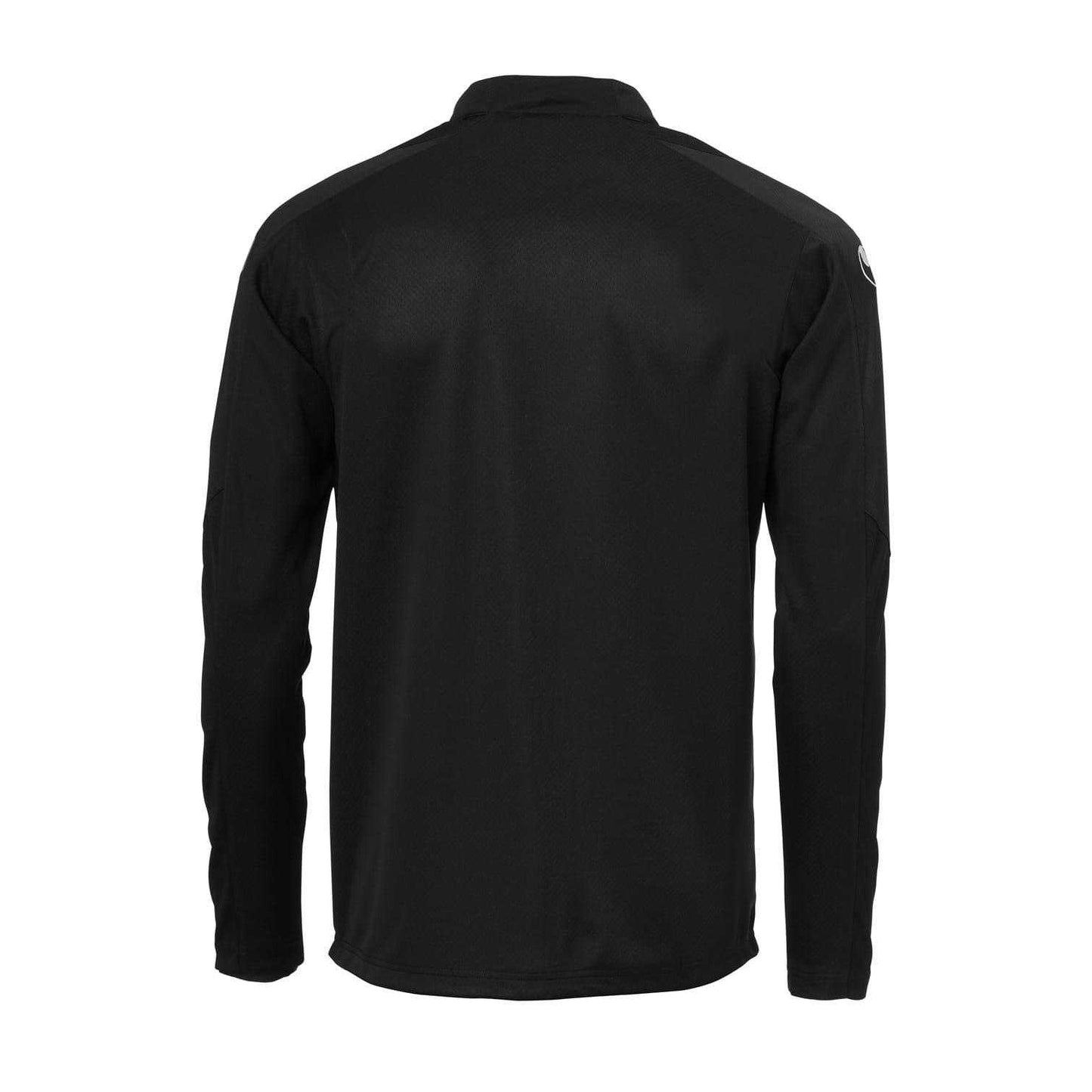 Black-White - Back - UHL Sport Childrens-Kids Score Quarter Zip Regular Sweatshirt