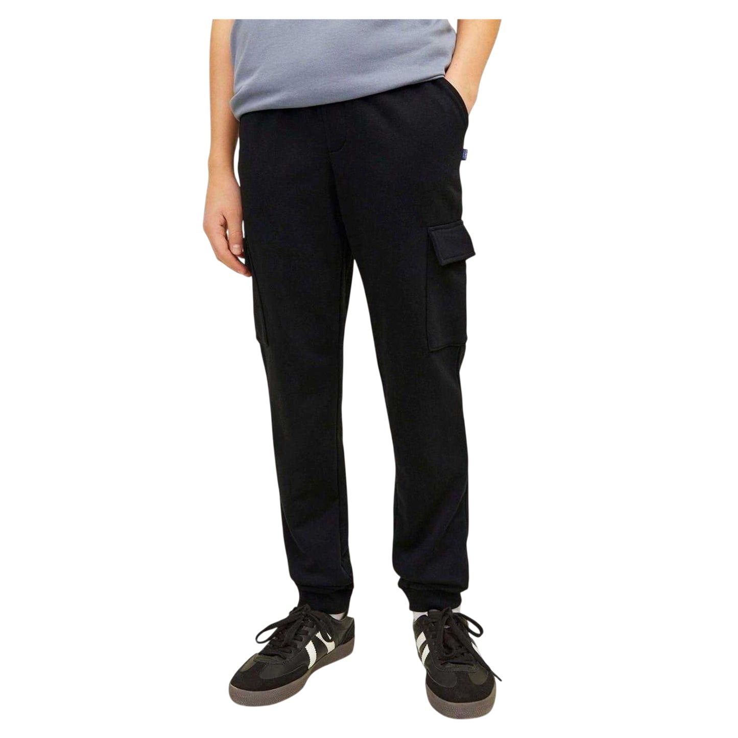 Black - Side - Jack And Jones Mens Gordon Combat Trousers
