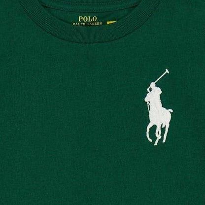 Forest - Back - Ralph Lauren Childrens-Kids Embroidered Logo Logo T-Shirt