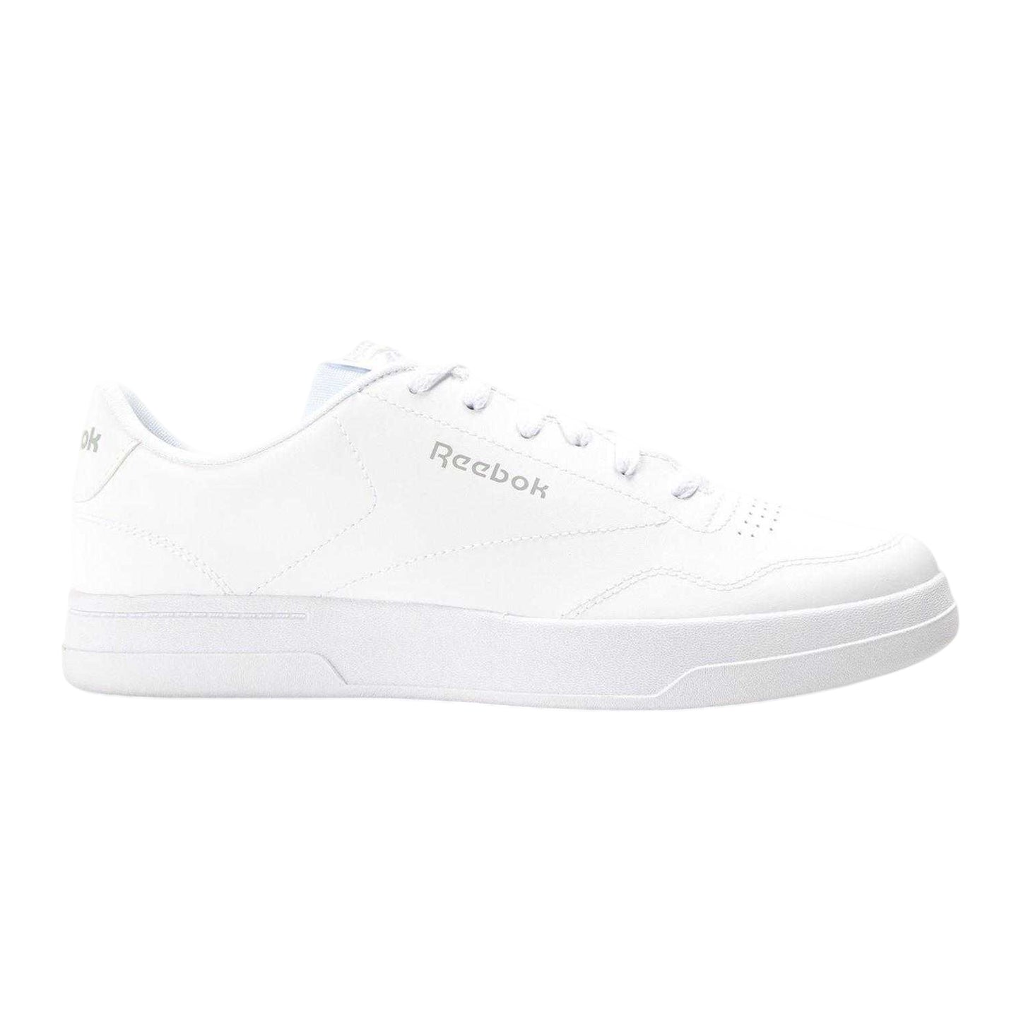 White-Grey - Front - Reebok Mens Prime Club Leather Trainers
