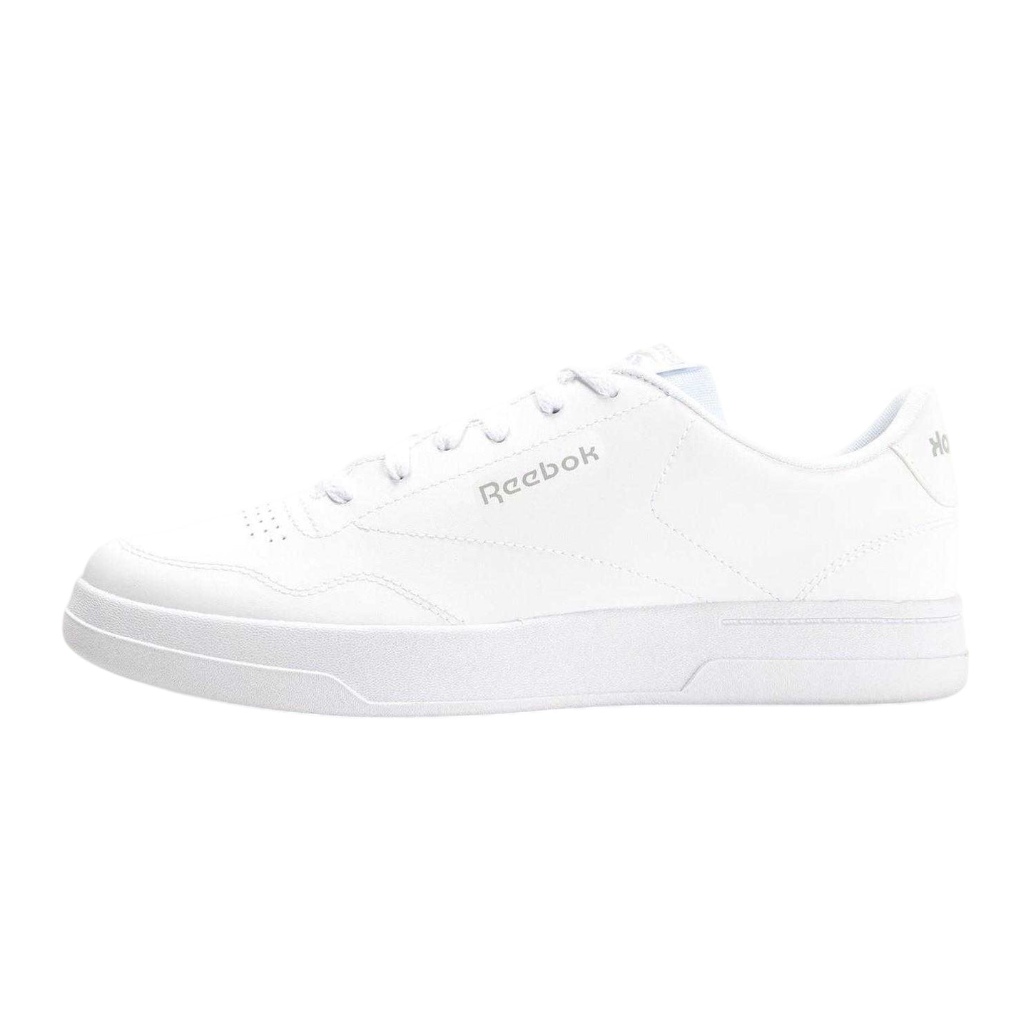 White-Grey - Back - Reebok Mens Prime Club Leather Trainers