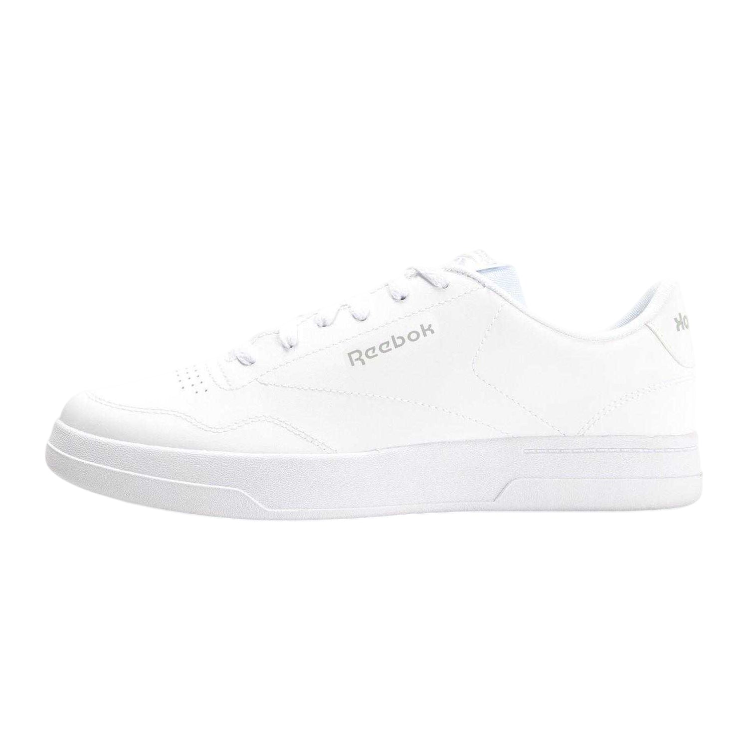 White-Grey - Back - Reebok Mens Prime Club Leather Trainers