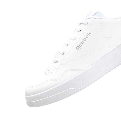 White-Grey - Side - Reebok Mens Prime Club Leather Trainers