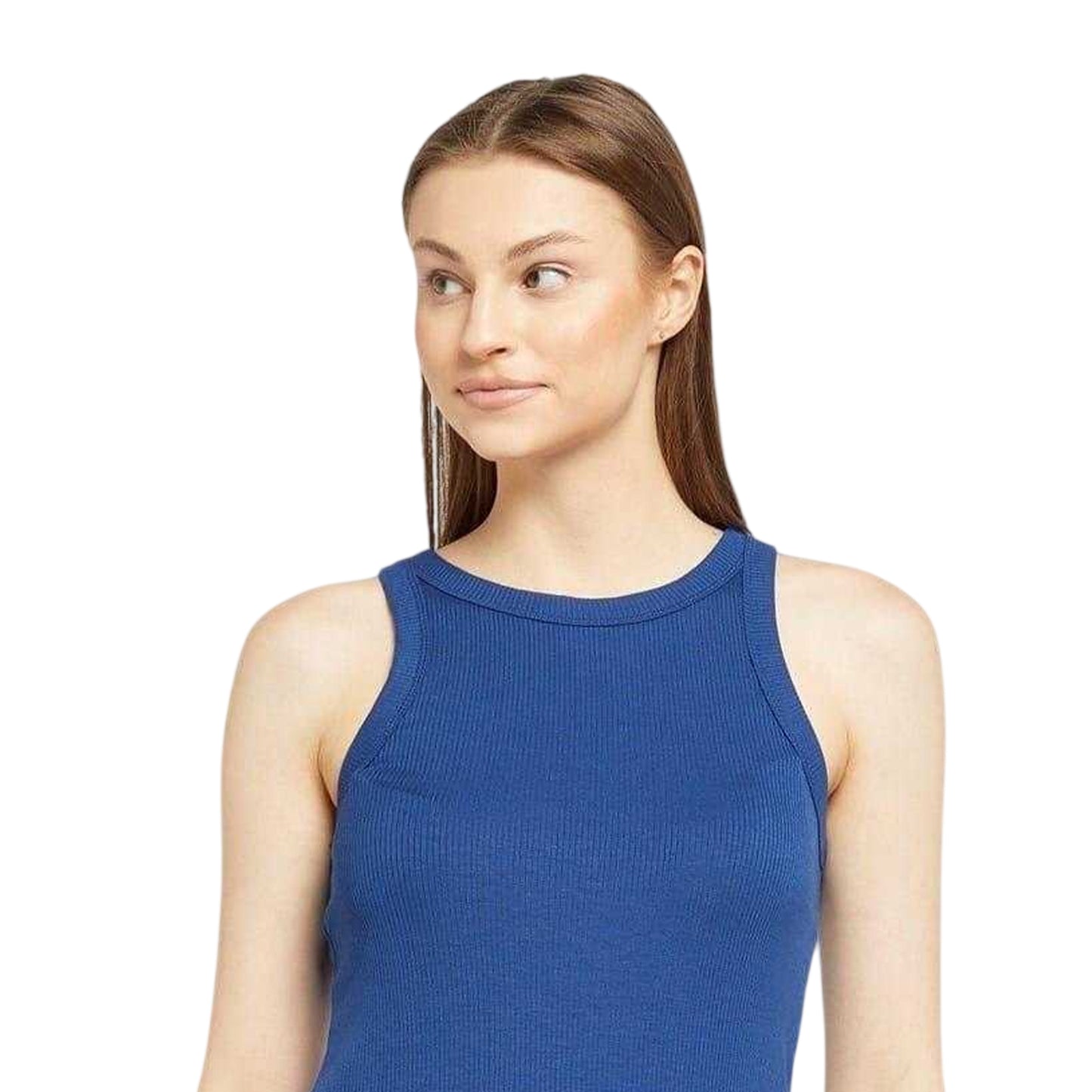 Mazarine Blue - Back - Levis Womens-Ladies Dreamy Ribbed Slim Tank Top
