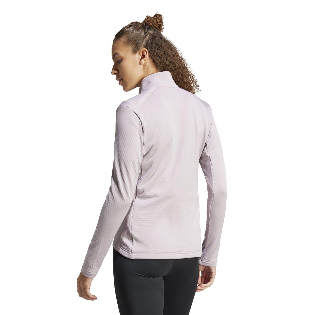 Violet - Back - Adidas Womens-Ladies Terrex Multi Light Full Zip Fleece Jacket