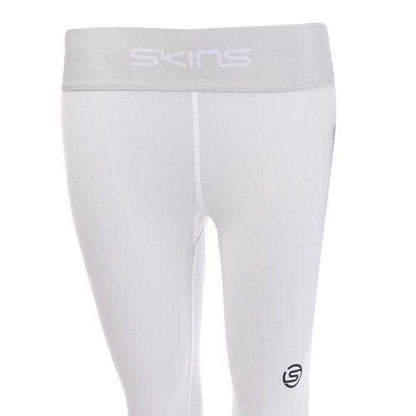 White - Back - Skins Womens-Ladies Running Tights