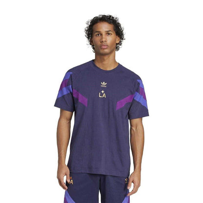 Purple - Side - LA Galaxy Mens Originals 25 Adidas T-Shirt