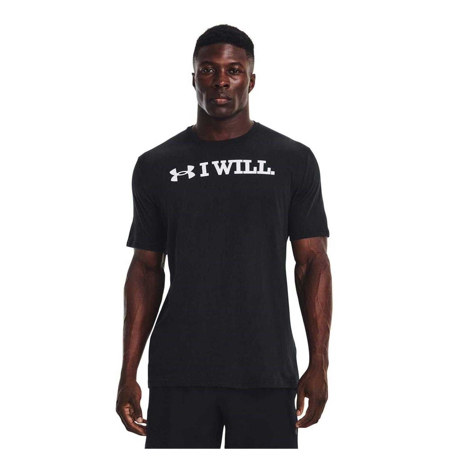 Black - Side - Under Armour Mens I Will T-Shirt