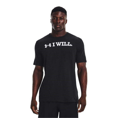 Black - Side - Under Armour Mens I Will T-Shirt