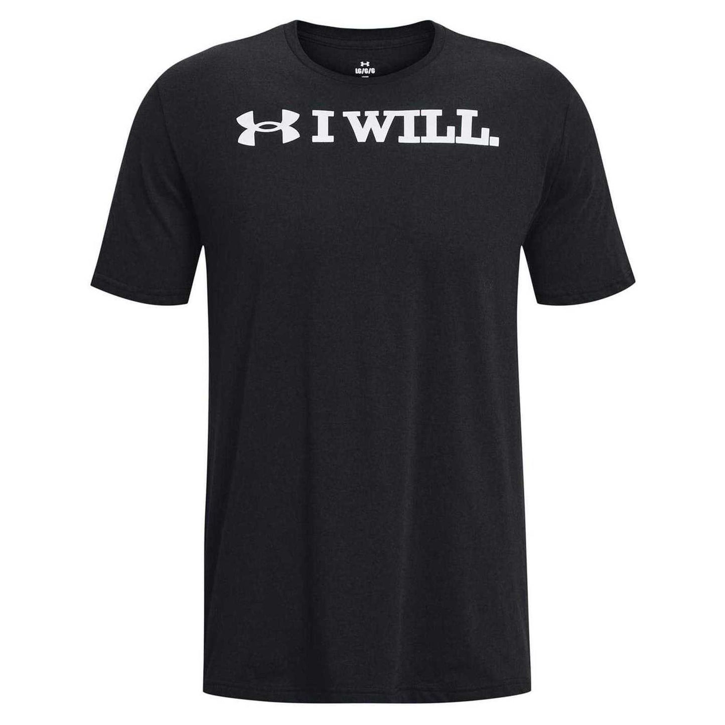 Black - Front - Under Armour Mens I Will T-Shirt