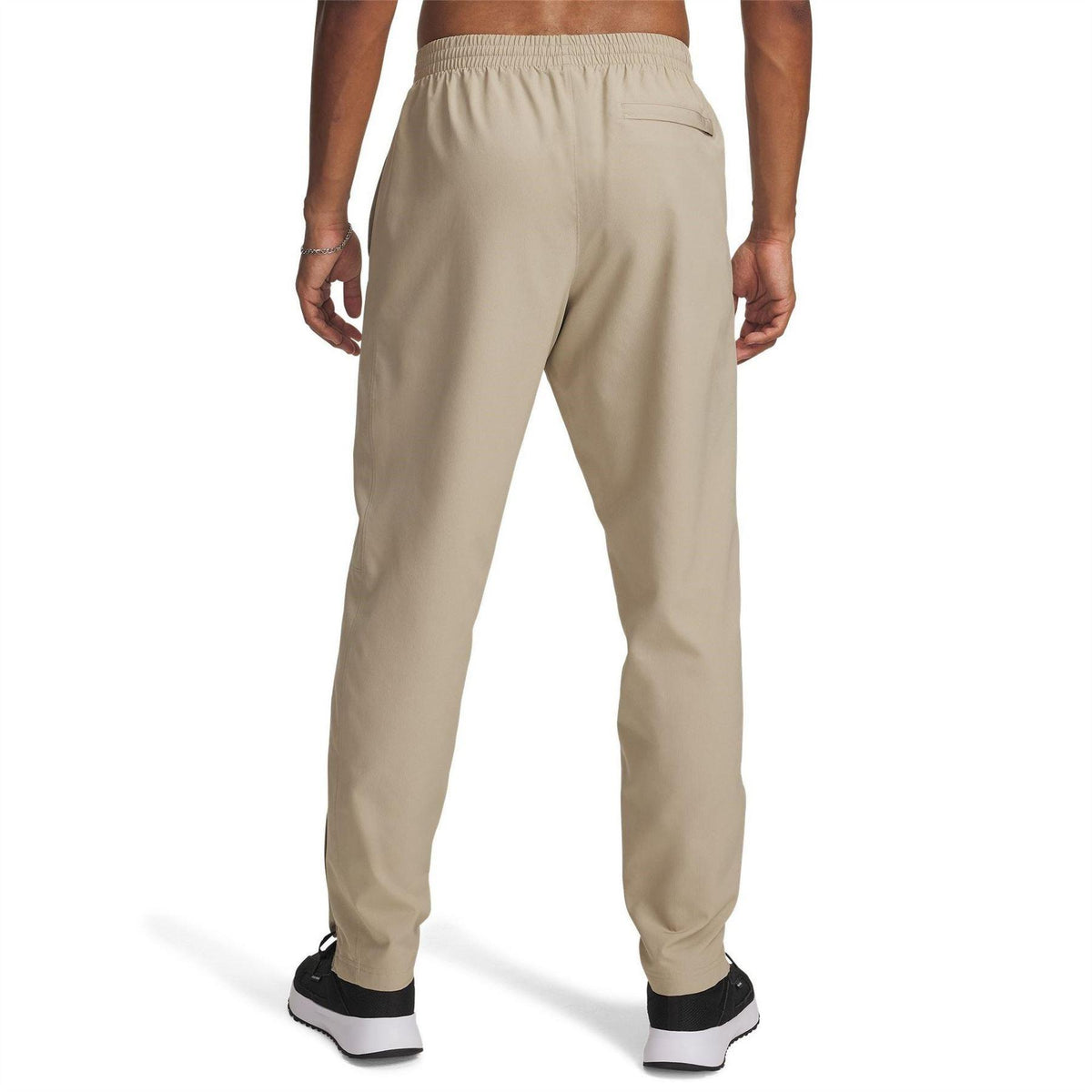 Khaki Brown - Front - Under Armour Mens Rival Woven Jogging Bottoms