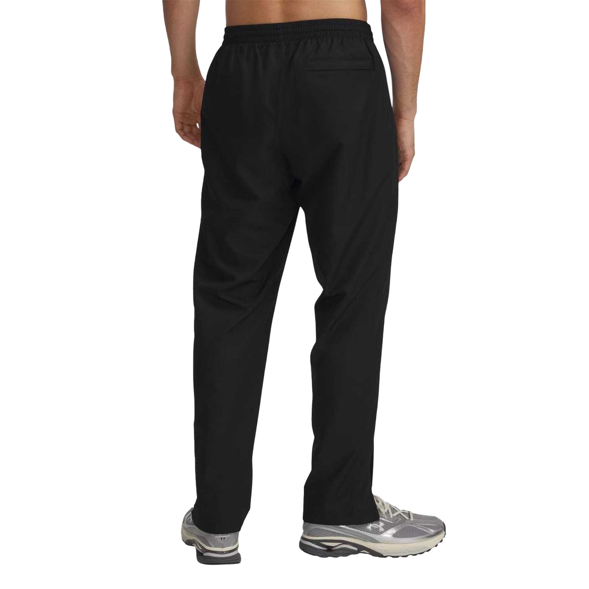 Black - Back - Under Armour Mens Rival Woven Jogging Bottoms