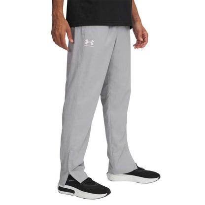 Grey - Front - Under Armour Mens Rival Woven Jogging Bottoms