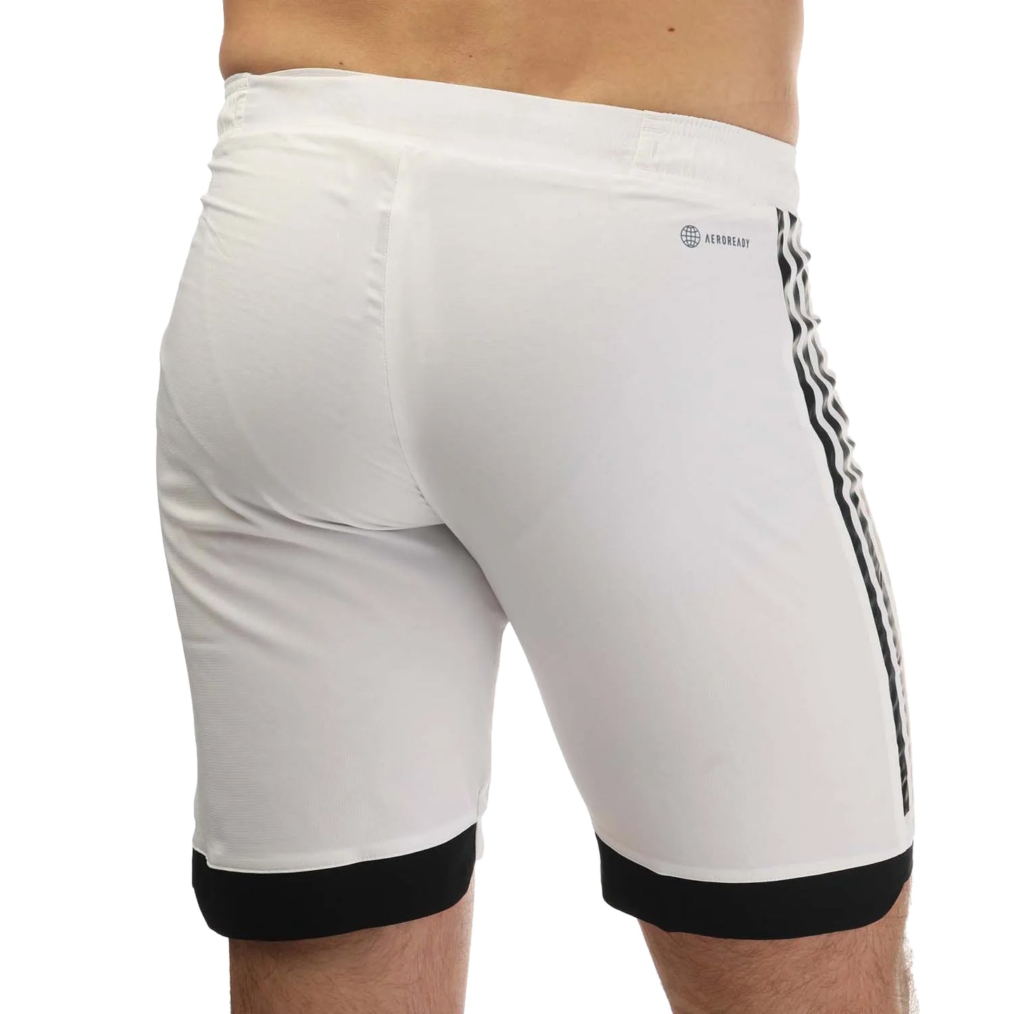White - Back - Adidas Mens 2022-23 Home Juventus FC Shorts