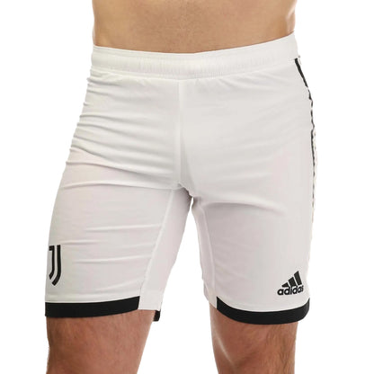 White - Front - Adidas Mens 2022-23 Home Juventus FC Shorts