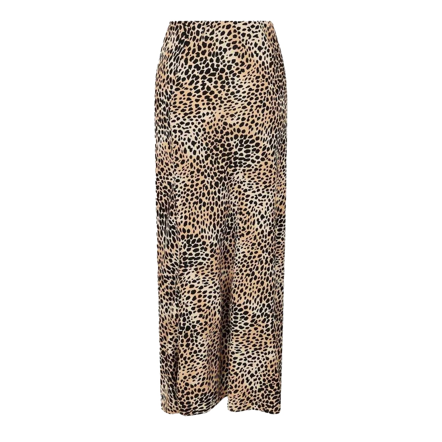 Leopard - Back - Nobody´s Child Womens-Ladies Mila Leopard Print Linen Maxi Skirt